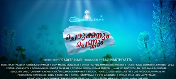 പ്രദീപ് നായർ സംവിധാനം ചെയ്യുന്ന റൊമാൻ്റിക് ത്രില്ലർ ചിത്രമായ 'ചെറുക്കനും പെണ്ണും' ഒക്ടോബർ മുപ്പത്തിയൊന്നിന്